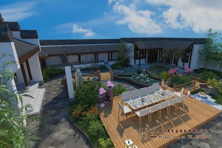 四合院中式庭院設(shè)計效